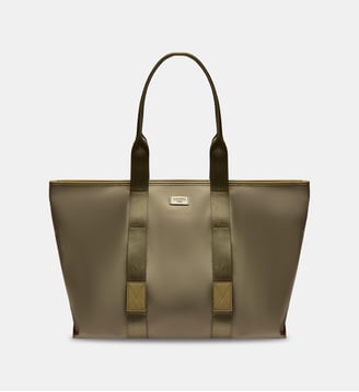 Sac cabas zippé L signature - Lancel - Vert