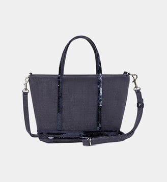 Cabas XS Zippé En Lin - Vanessa Bruno - Bleu denim