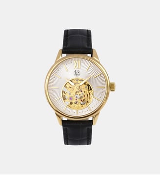 Montre automatique Augustine Argenté, Blanc XC4043XW\15 - Louis Pion - Doré