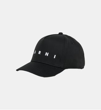 Casquette de baseball en gabardine avec logo Marni