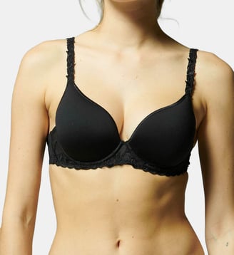 Soutien-gorge spacer décolleté plongeant - Noir - Simone Pérèle - Noir