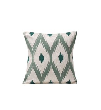 Housse De Coussin  Motif ikat en point de chainette Madura
