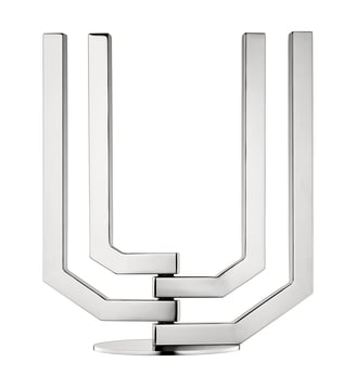 Candélabre 4 bougies articulé en acier - ARBORESCENCE - Christofle - Argent