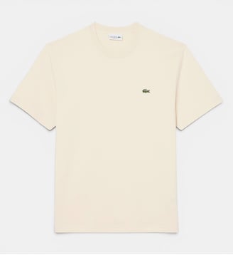 TEE-SHIRTS COL ROND HOMME ADULTE MAILLE:Generic - Lacoste - Beige