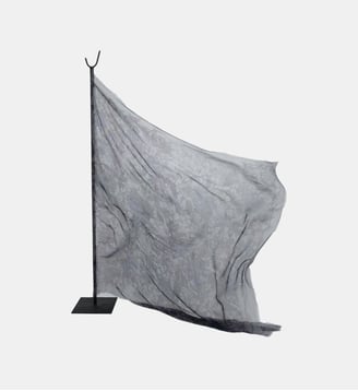Foulard Kerry Roses 135 - Zadig&Voltaire - Gris road