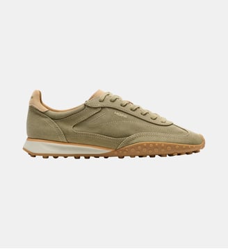Baskets basses Bridge MKII Canvas Khaki en cuir et nylon - Hoff - Vert