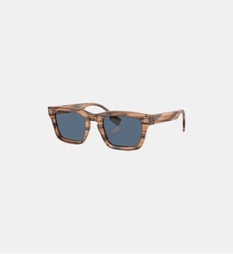 Lunettes de soleil Rectangulaire BE4403 - Burberry - Brun