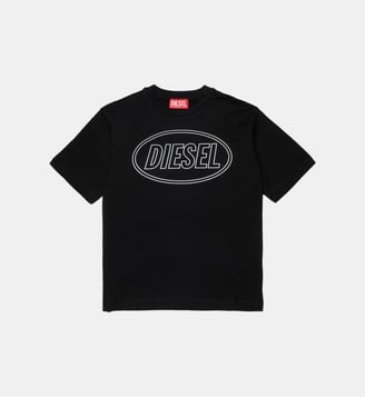 T-shirt avec logo - Diesel Kids - Noir