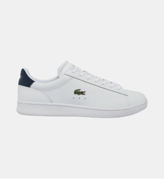 Sneakers Carnaby Set homme en cuir - Lacoste - Blanc et bleu