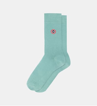 Chaussettes mi-hautes en coton - Le Slip Francais - Vert