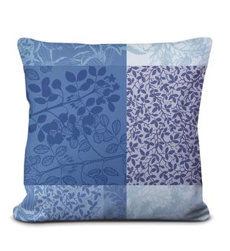 Housse de coussin pur coton - Garnier Thiebaut - Bleu