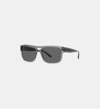 Lunettes de soleil Pillow EA4197 - Emporio Armani - Transparent gris