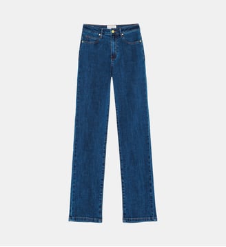 Jeans droit uni BRIEG - La Petite Etoile - Deep wash