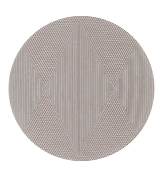 Set de table Club Losanges 89% coton / 11% lin - Le Jacquard Francais - Beige naturel
