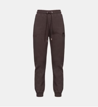 Pantalon de jogging avec broderie love birds - Pinko - Marron