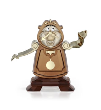 Beauty And The Beast Cogsworth - Swarovski - Brown