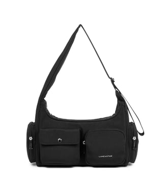 Sac besace Basic Pocket - Lancaster - Noir