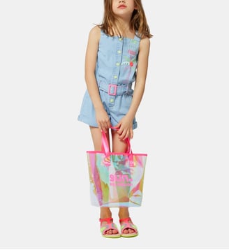 Combinaison short à bretelles - Billieblush - Bleu délavé