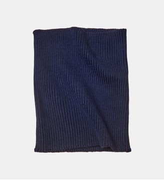 Snood laine mérinos Enfant - Cyrillus X les 3 Tricoteurs - Cyrillus - Marine