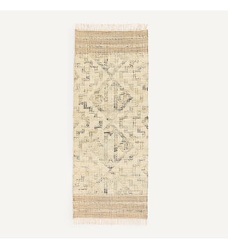 Tapis de couloir en jute, tissé main - AM.PM - Gris