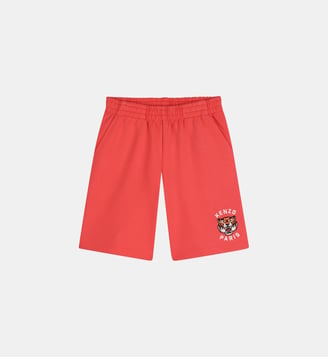 Bermuda en molleton - Kenzo Kids - Light red
