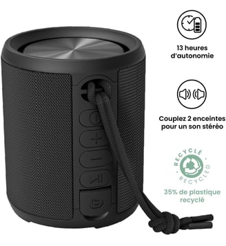 Enceinte portable SB70 Mini Noire - Essentiel B - Noir