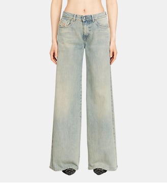 Flare Jeans Regular Waist 1978 D-Akemi - Diesel - Bleu clair