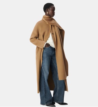 Manteau long avec longues écharpes Ikks