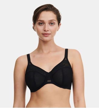 Soutien-gorge emboîtant en dentelle - Chantelle - Noir