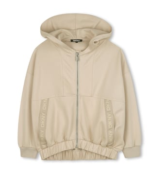 Cardigan à capuche - DKNY - Argile