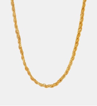 Collier   doré à l'or fin - Dalila - Satellite - Doré