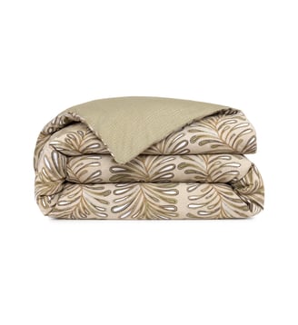 Housse de couette en satin de coton lavé Desforges