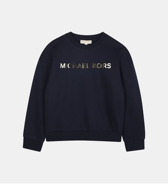 Sweat à manches longues - Michael Kors Kids - Bleu cargo