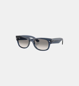 Lunettes de soleil Carré RB0832S Mega Wayfarer II - Ray Ban - Bleu foncé transparent