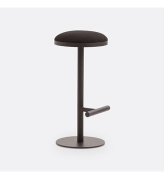 Tabouret de bar mi-hauteur - La Redoute Interieurs - Noir
