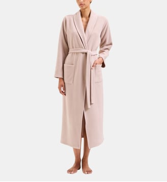 Robe de chambre col châle en polaire, Ninon - Laurence Tavernier - Beige