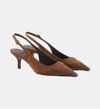 Escarpins Casta en cuir - Ba&sh - Terre
