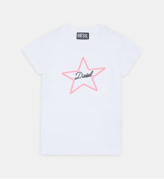 T-shirt avec logo - Diesel Kids - Blanc