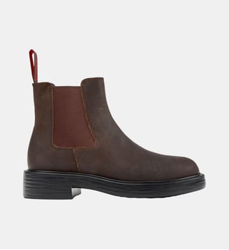 Bottines Dean cuir - Camper - Marron foncé