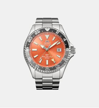 Montre automatique Mako Orange RA-BC0004Y30B - Orient - Argenté