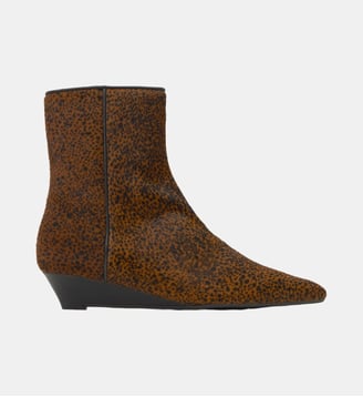 Bottines compensées en cuir TATIANA - Castaner - Caramel