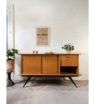Enfilade Margaret N°468- Produit chiné - Debongout - Bois clair