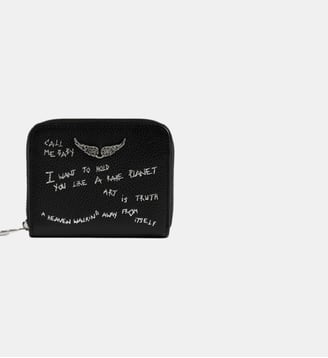 Porte-Monnaie Mini ZV Graffiti - Zadig&Voltaire - Noir