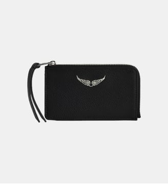 Porte-Cartes ZV Card - Zadig&Voltaire - Noir et argent