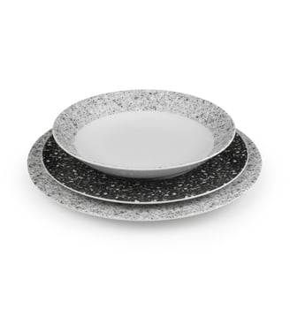 Service de vaisselle 18 pièces - Médard de Noblat - Gris