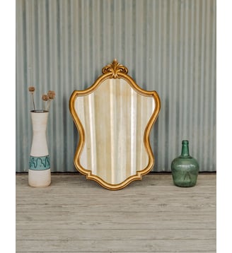 Miroir doré Igor N°1044- Produit chiné - Debongout - Doré