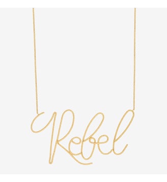 Collier doré rebel - bling xxl - Caroline Najman - Doré
