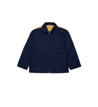 Veste avec logo imprimé - Marni - Bleu marine