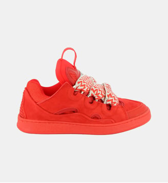 Basket à lacets - Lanvin Kids - Rouge flamboyant