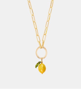 Pendentif Citron, Joie et Vitalité - Les Néréides - Multicolore